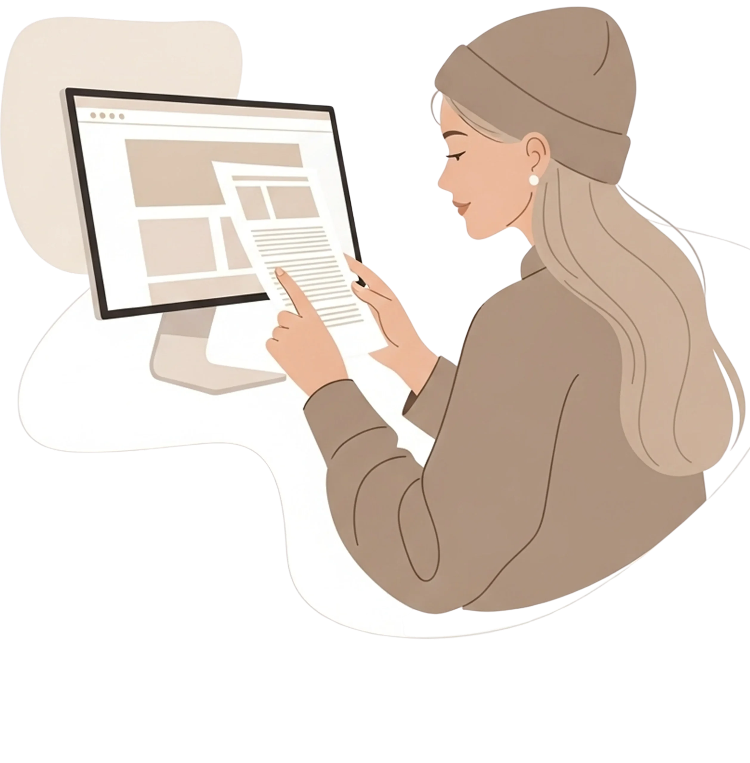 最終確認のアイコン